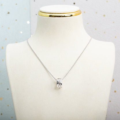 [✨ROSE✨]PARENTESI NECKLACE SILVER