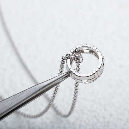 [✨ROSE✨]PARENTESI NECKLACE SILVER