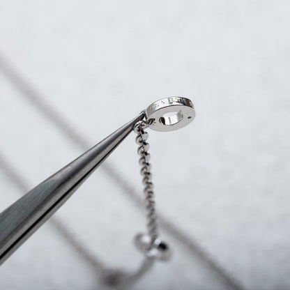 [✨ROSE✨]PARENTESI NECKLACE SILVER