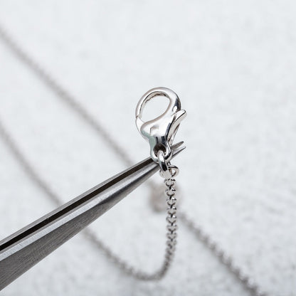 [✨ROSE✨]PARENTESI NECKLACE SILVER