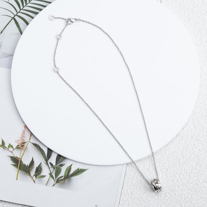 [✨ROSE✨]PARENTESI NECKLACE SILVER