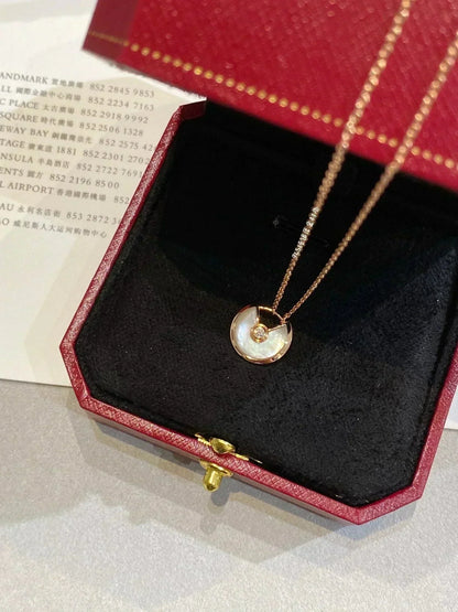 [✨ROSE✨]AMULETTE ROSE GOLD MOP NECKLACE