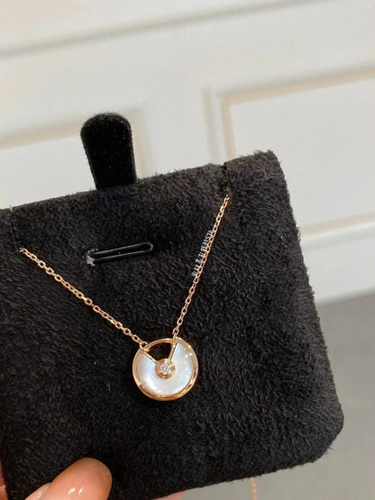[✨ROSE✨]AMULETTE ROSE GOLD MOP NECKLACE