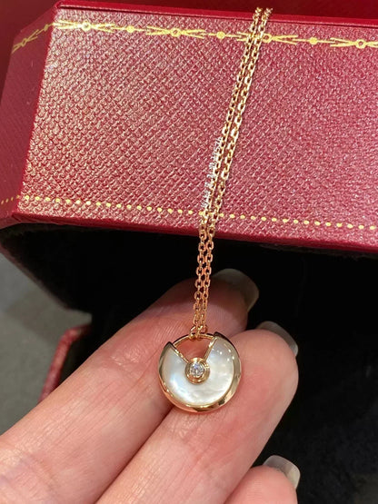 [✨ROSE✨]AMULETTE ROSE GOLD MOP NECKLACE