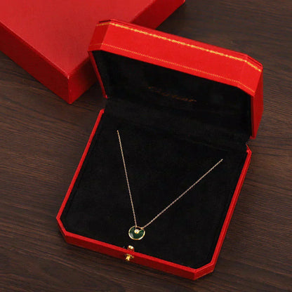 [✨ROSE✨]AMULETTE GOLD MALACHITE NECKLACE
