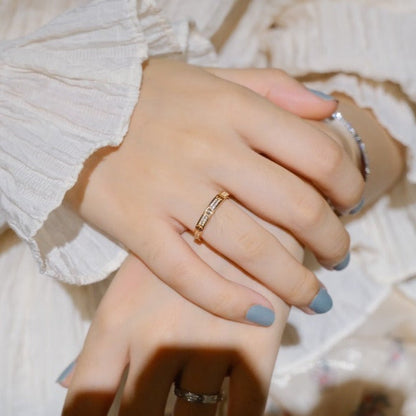[✨ROSE✨]LOVE RING 2.65MM DIAMOND