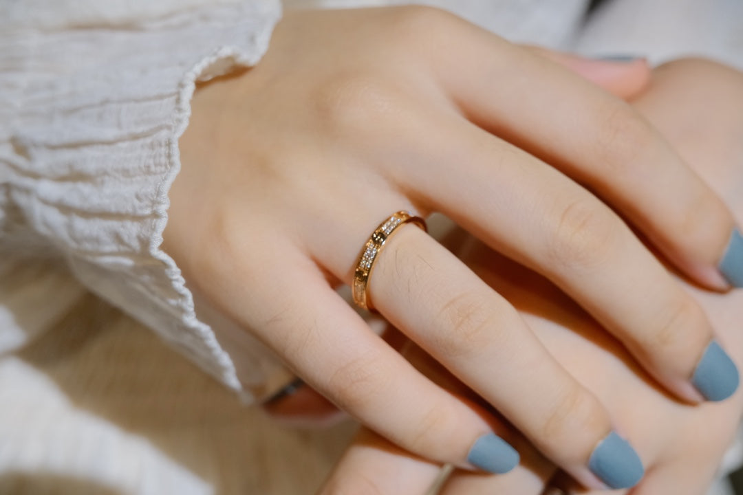 [✨ROSE✨]LOVE RING 2.65MM DIAMOND