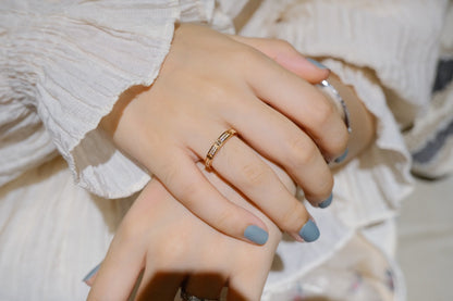 [✨ROSE✨]LOVE RING 2.65MM DIAMOND