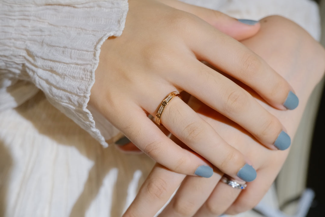 [✨ROSE✨]LOVE RING 2.65MM DIAMOND