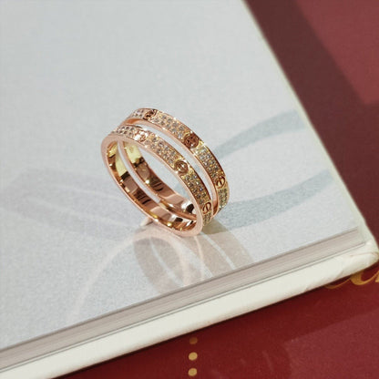 [✨ROSE✨]LOVE RING 2.65MM DIAMOND