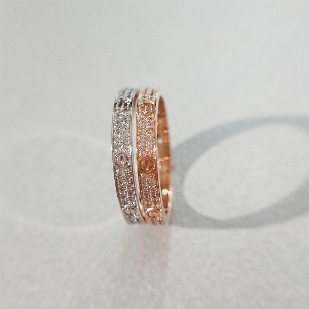[✨ROSE✨]LOVE RING 2.65MM DIAMOND