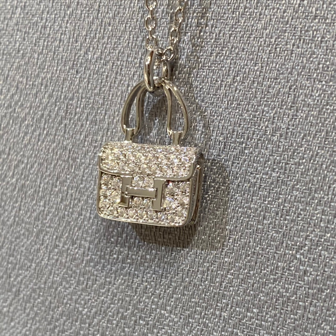 [✨ROSE✨]CONSTANCE PEDANT DIAMOND NECKLACE