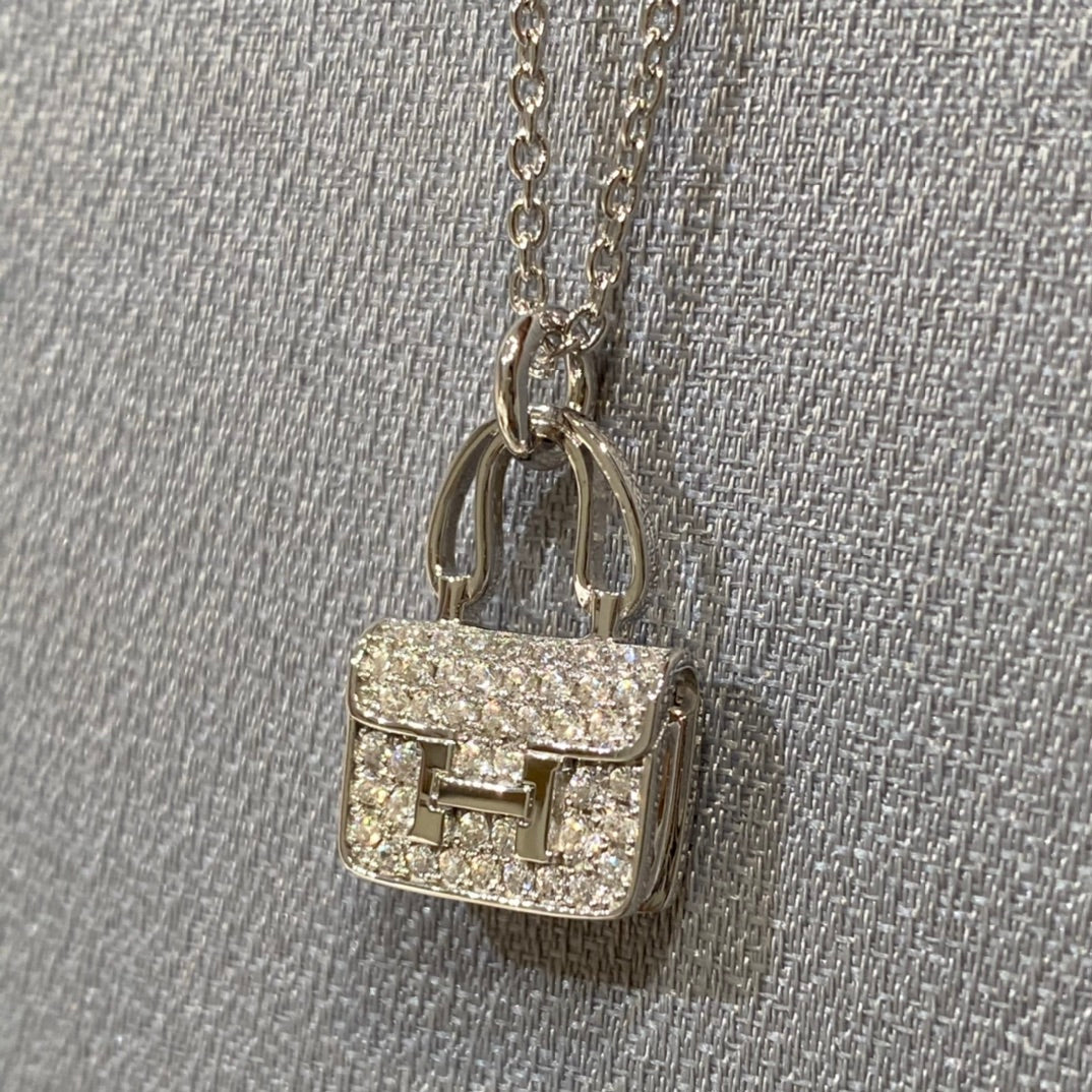 [✨ROSE✨]CONSTANCE PEDANT DIAMOND NECKLACE
