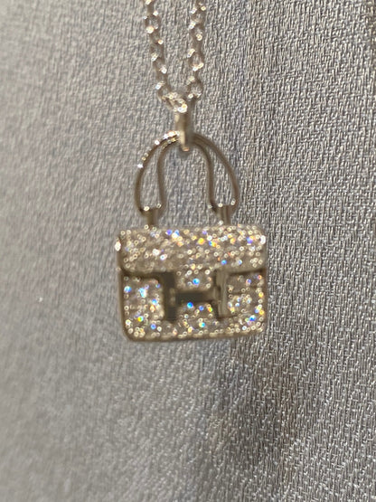 [✨ROSE✨]CONSTANCE PEDANT DIAMOND NECKLACE