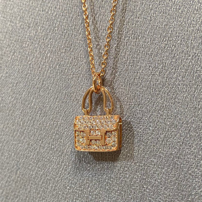 [✨ROSE✨]CONSTANCE PEDANT DIAMOND NECKLACE