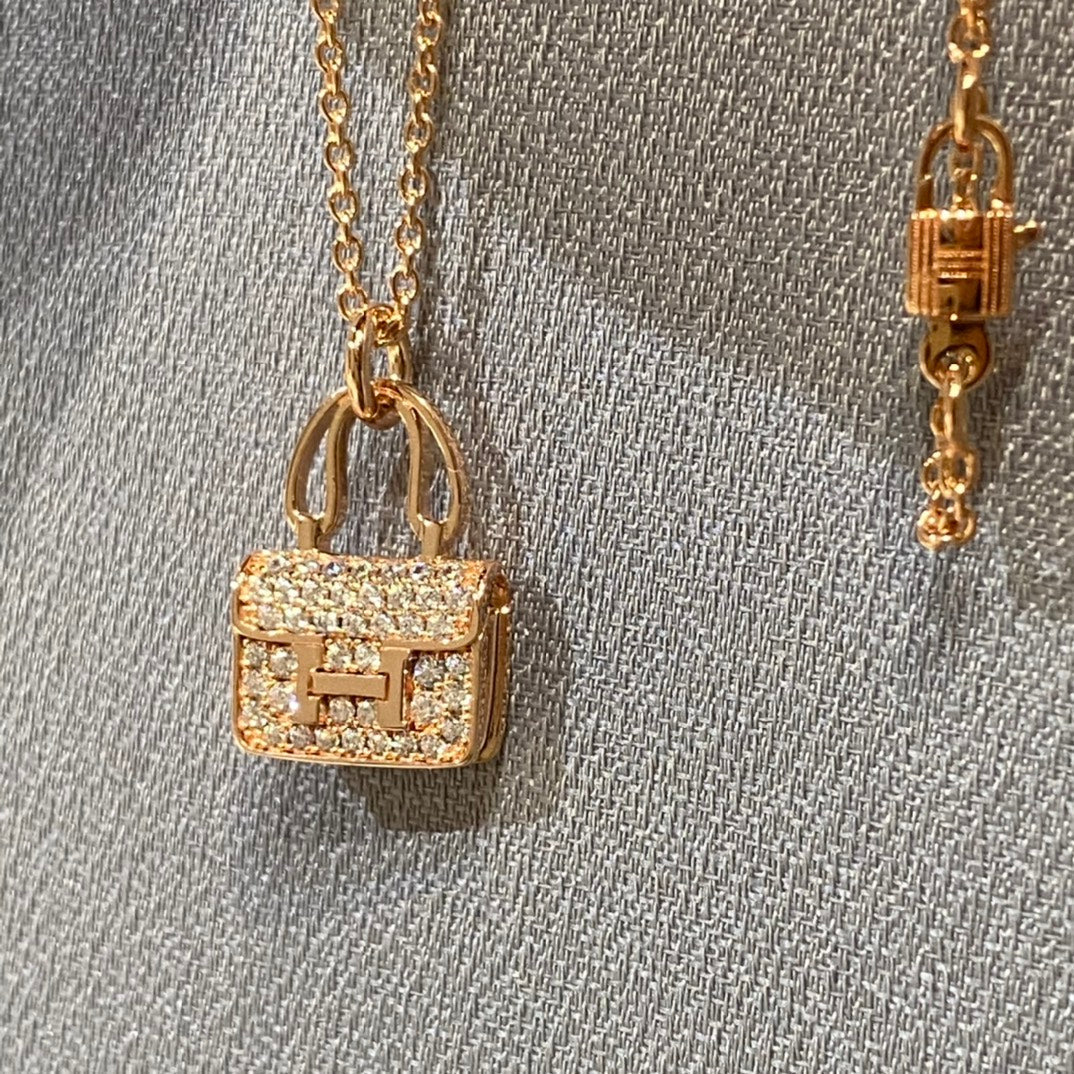 [✨ROSE✨]CONSTANCE PEDANT DIAMOND NECKLACE