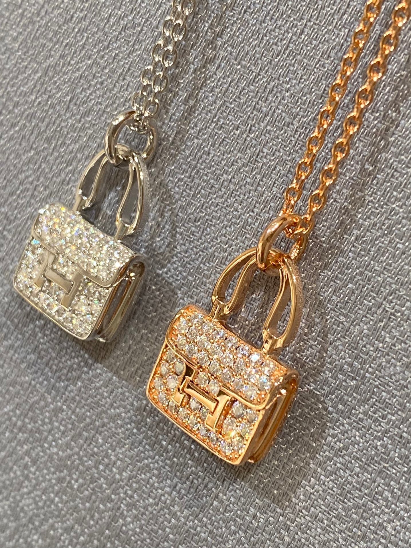 [✨ROSE✨]CONSTANCE PEDANT DIAMOND NECKLACE