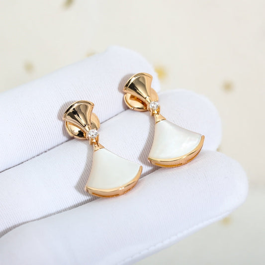 [✨ROSE✨]DREAM MOP PINK GOLD EARRINGS