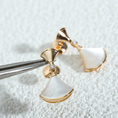 [✨ROSE✨]DREAM MOP PINK GOLD EARRINGS