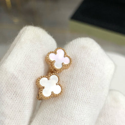 [✨ROSE✨]CLOVER MINI GOLD EARRINGS