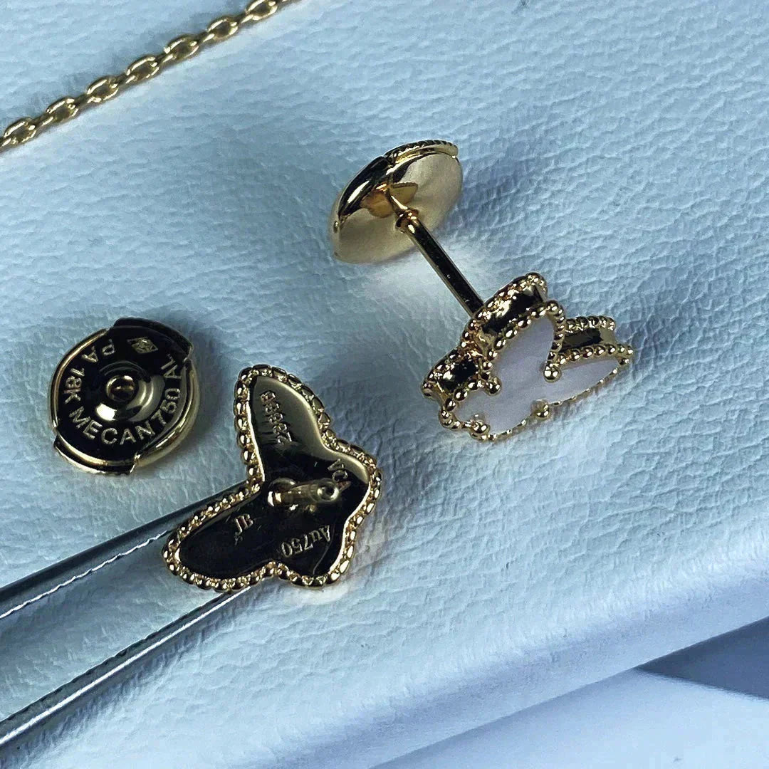 [✨ROSE✨]SWEET BUTTERFLY MOP EARSTUDS