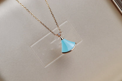 [✨ROSE✨]DREAM NECKLACE TURQUOISE PINK GOLD