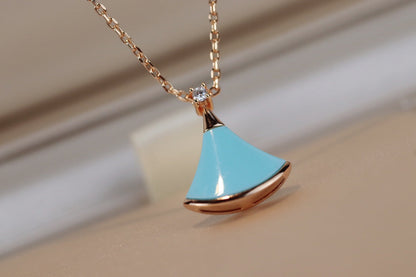 [✨ROSE✨]DREAM NECKLACE TURQUOISE PINK GOLD