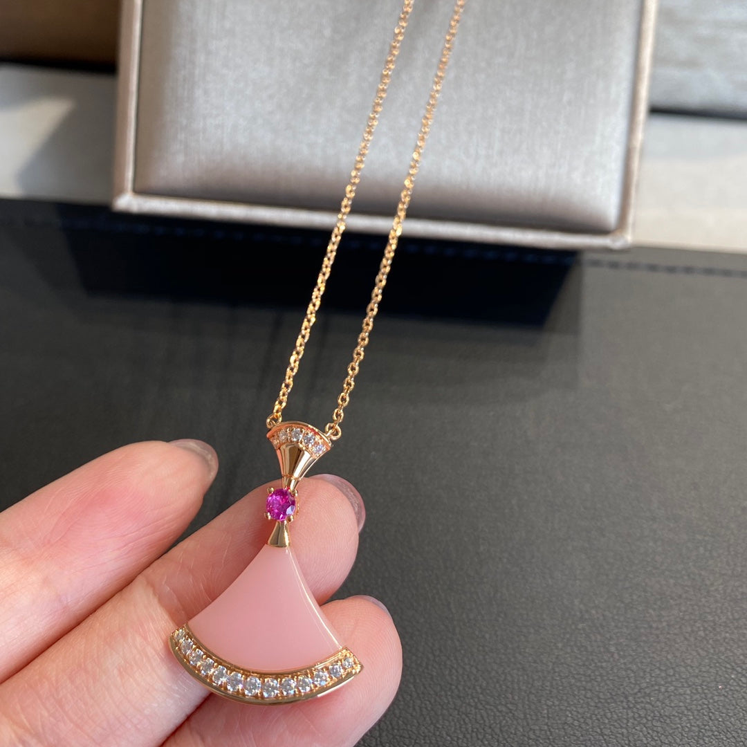 [✨ROSE✨]DREAM NECKLACE PINK OPAL