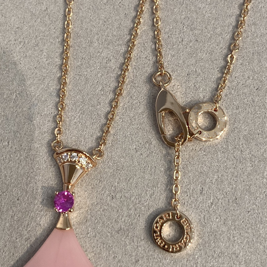 [✨ROSE✨]DREAM NECKLACE PINK OPAL