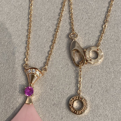 [✨ROSE✨]DREAM NECKLACE PINK OPAL