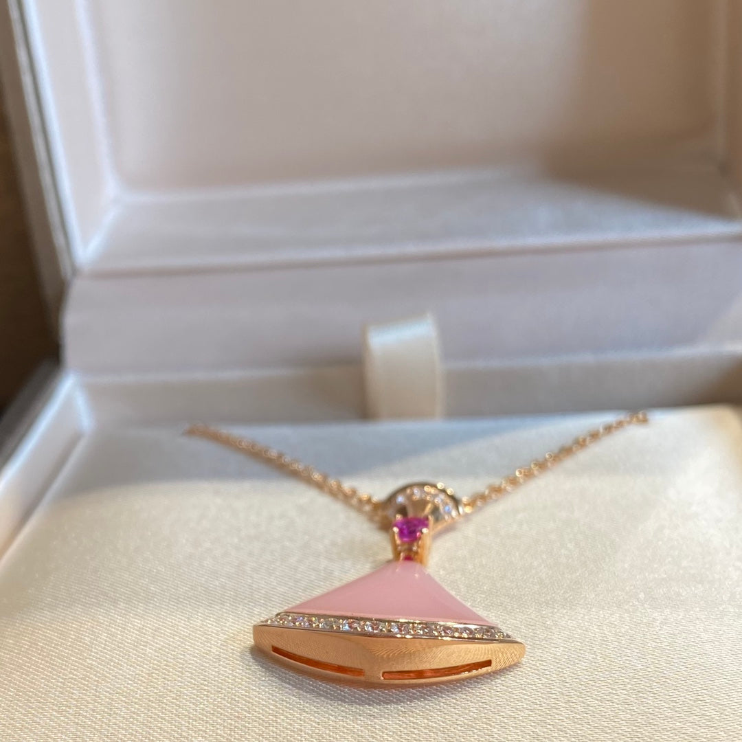 [✨ROSE✨]DREAM NECKLACE PINK OPAL