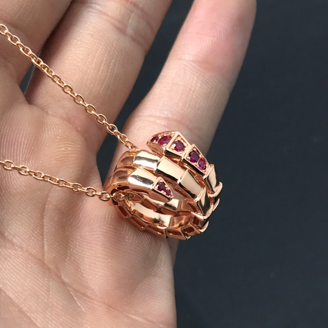 [✨ROSE✨]SERPENTI PEDANT NECKLACE