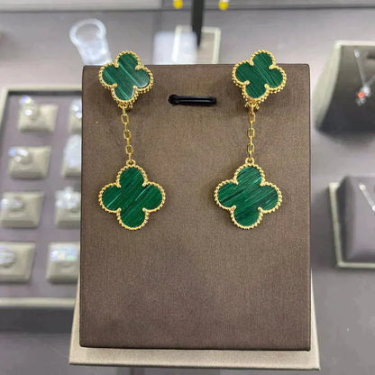 [✨ROSE✨]CLOVER 2 MOTIFS  EARRINGS (MULTIPLE CHOICESC
