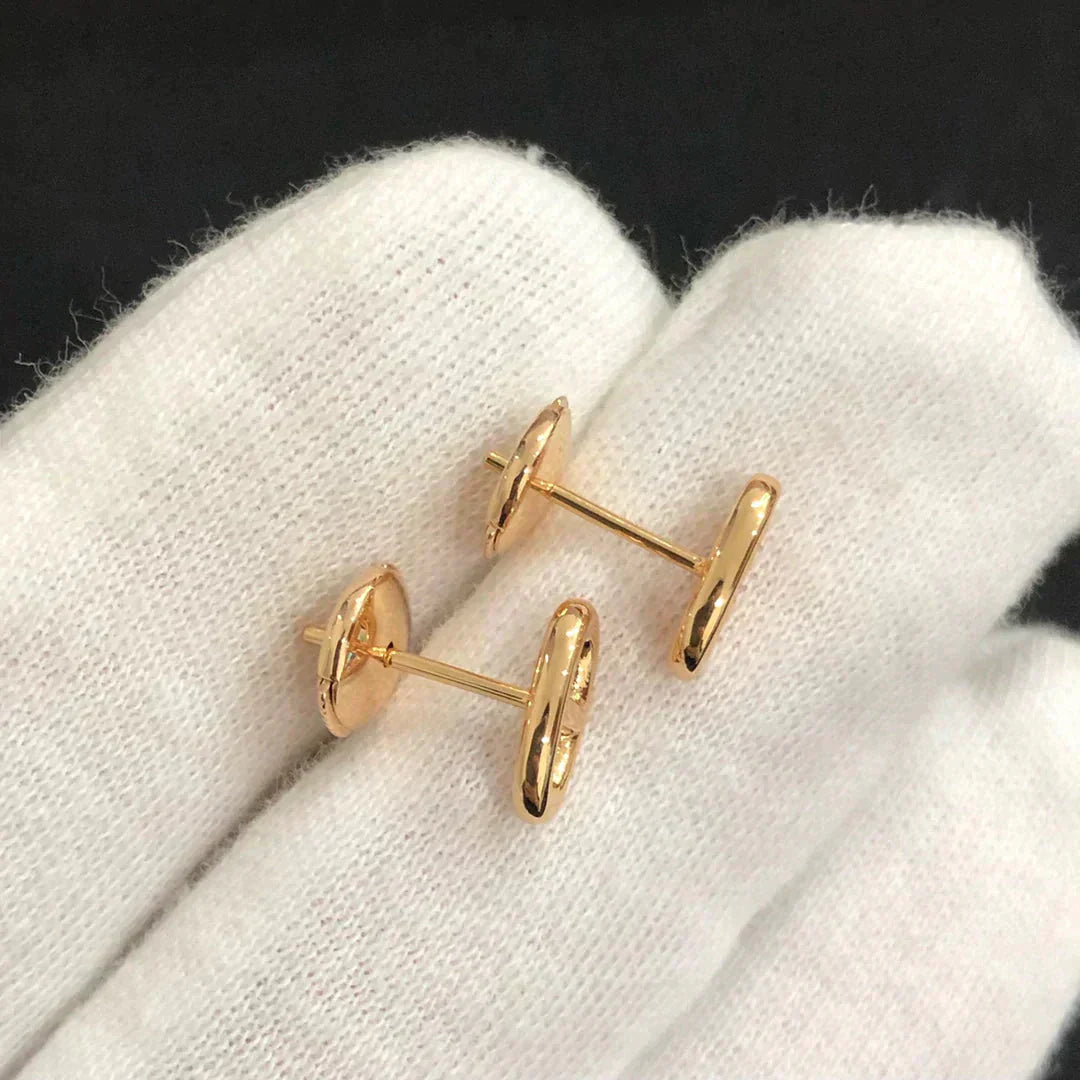 [✨ROSE✨]CHAINE SMALL EARRINGS GOLD AND SILVER