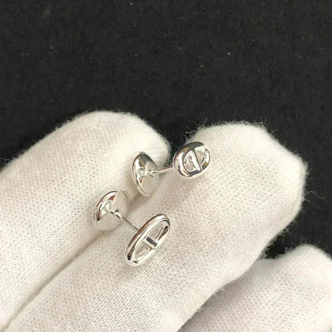 [✨ROSE✨]CHAINE SMALL EARRINGS GOLD AND SILVER