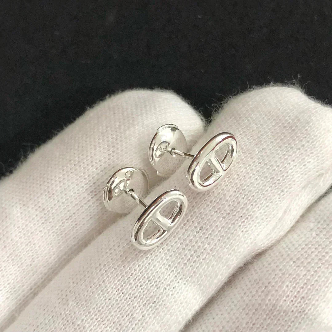 [✨ROSE✨]CHAINE SMALL EARRINGS GOLD AND SILVER