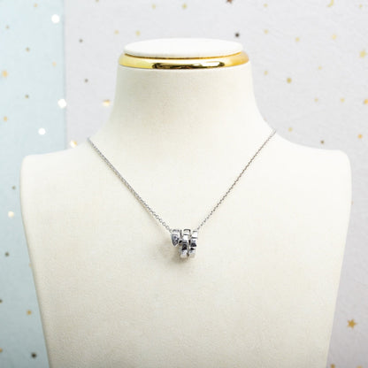 [✨ROSE✨]SERPENTI SILVER NECKLACE DIAMOND