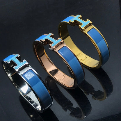 [✨ROSE✨]H BRACELET BLUE RAINBOW CERAMIC
