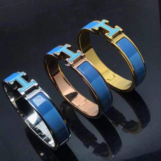 [✨ROSE✨]H BRACELET BLUE RAINBOW CERAMIC