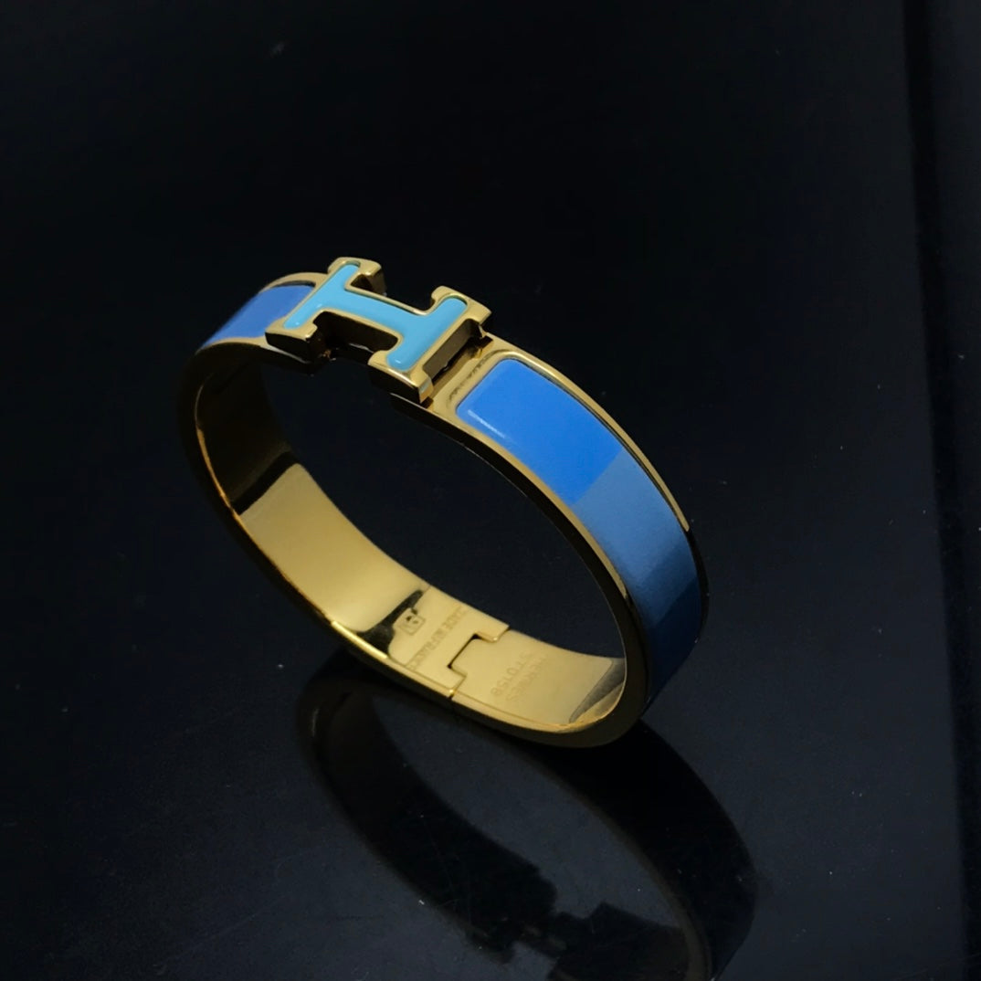 [✨ROSE✨]H BRACELET BLUE RAINBOW CERAMIC