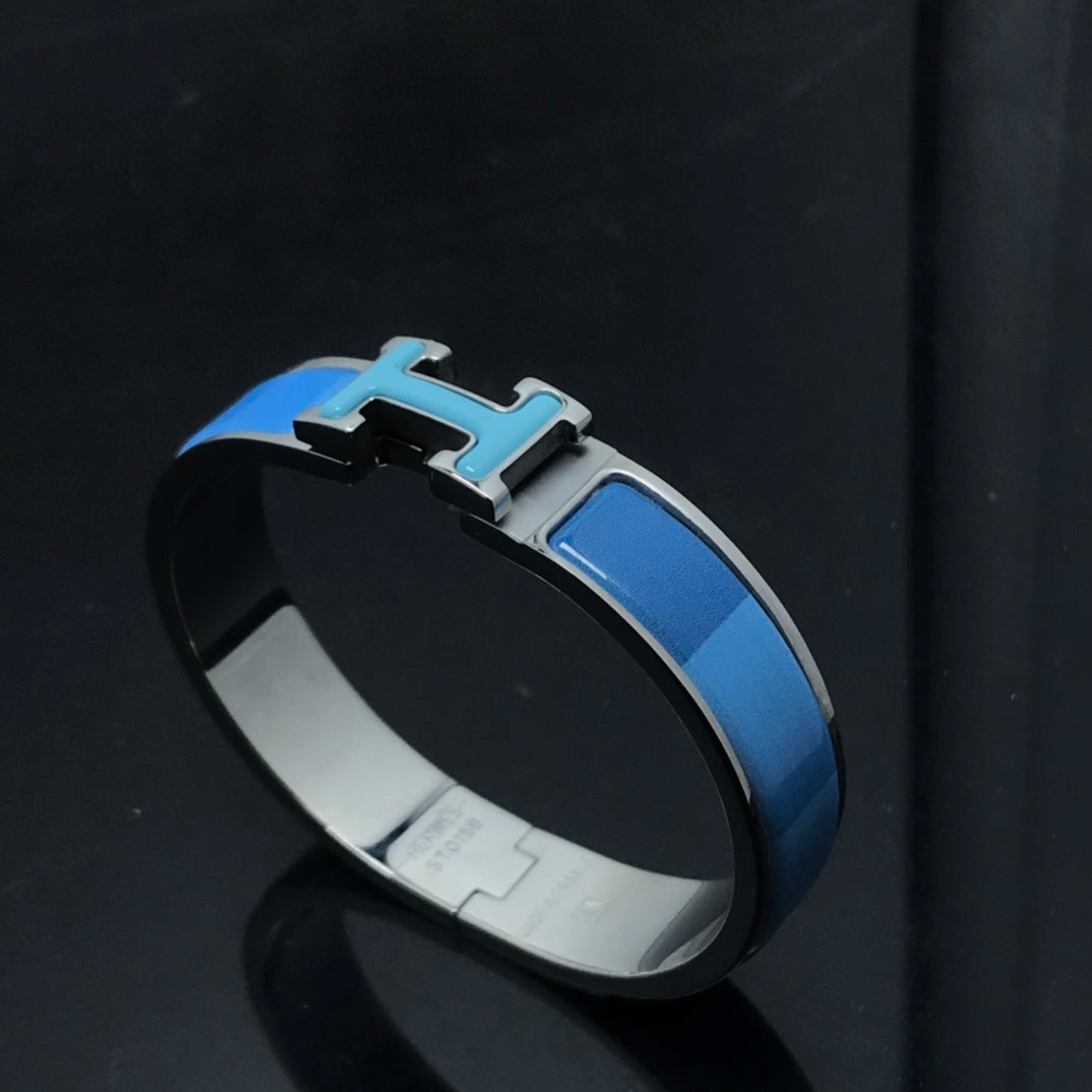 [✨ROSE✨]H BRACELET BLUE RAINBOW CERAMIC