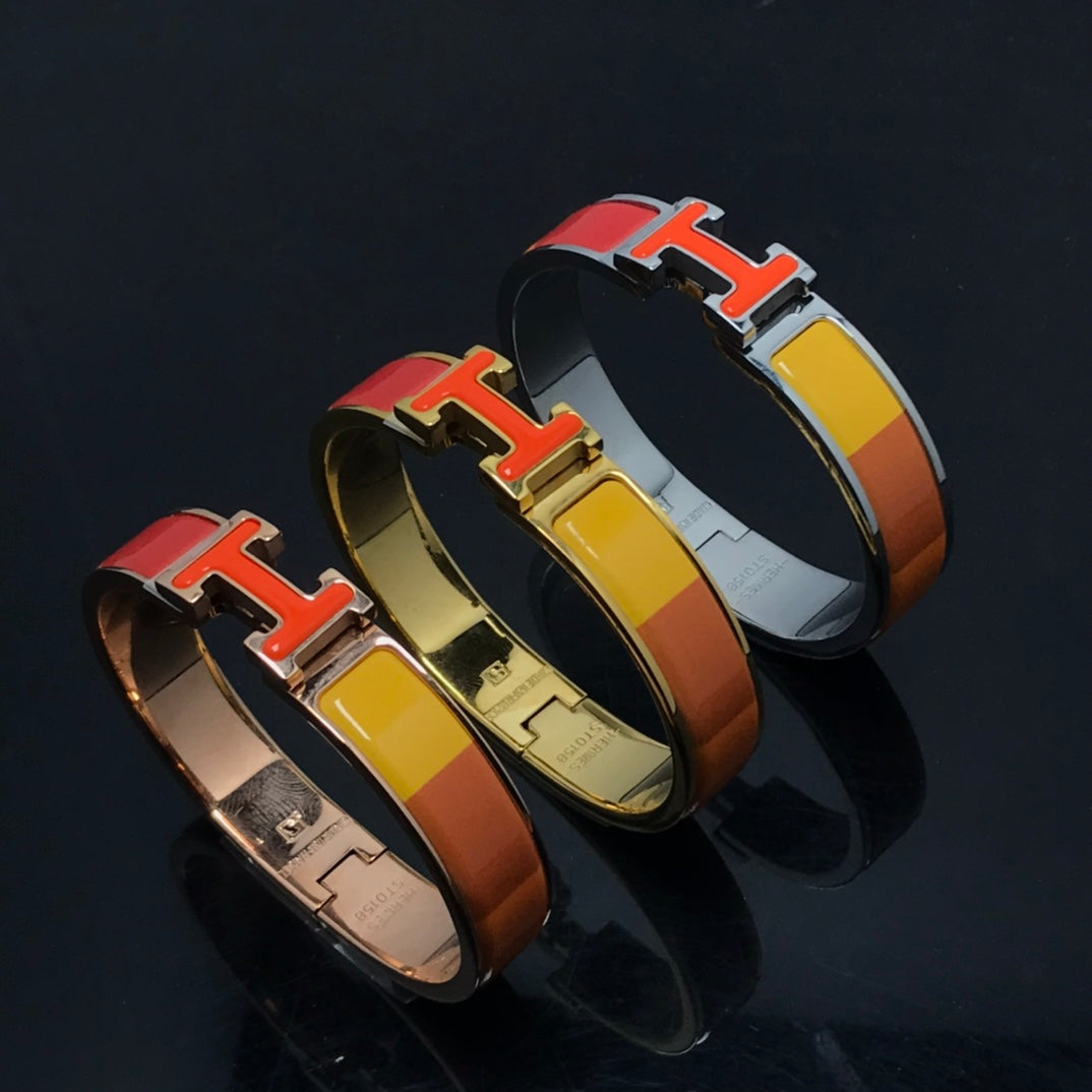 [✨ROSE✨]H BRACELET ORANGE RAINBOW CERAMIC