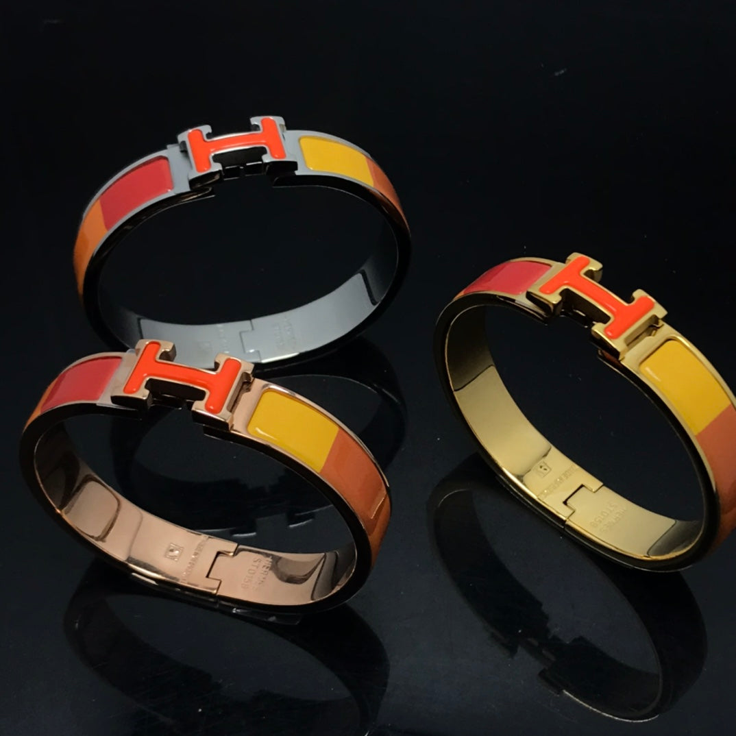 [✨ROSE✨]H BRACELET ORANGE RAINBOW CERAMIC