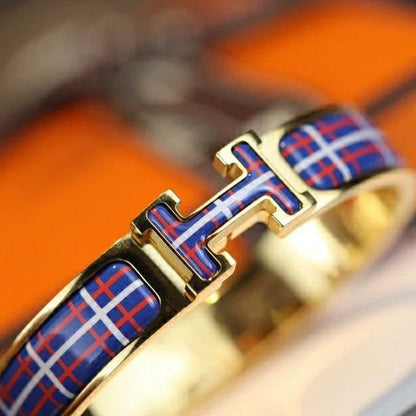 [✨ROSE✨]H TARTAN BRACELET 12MM