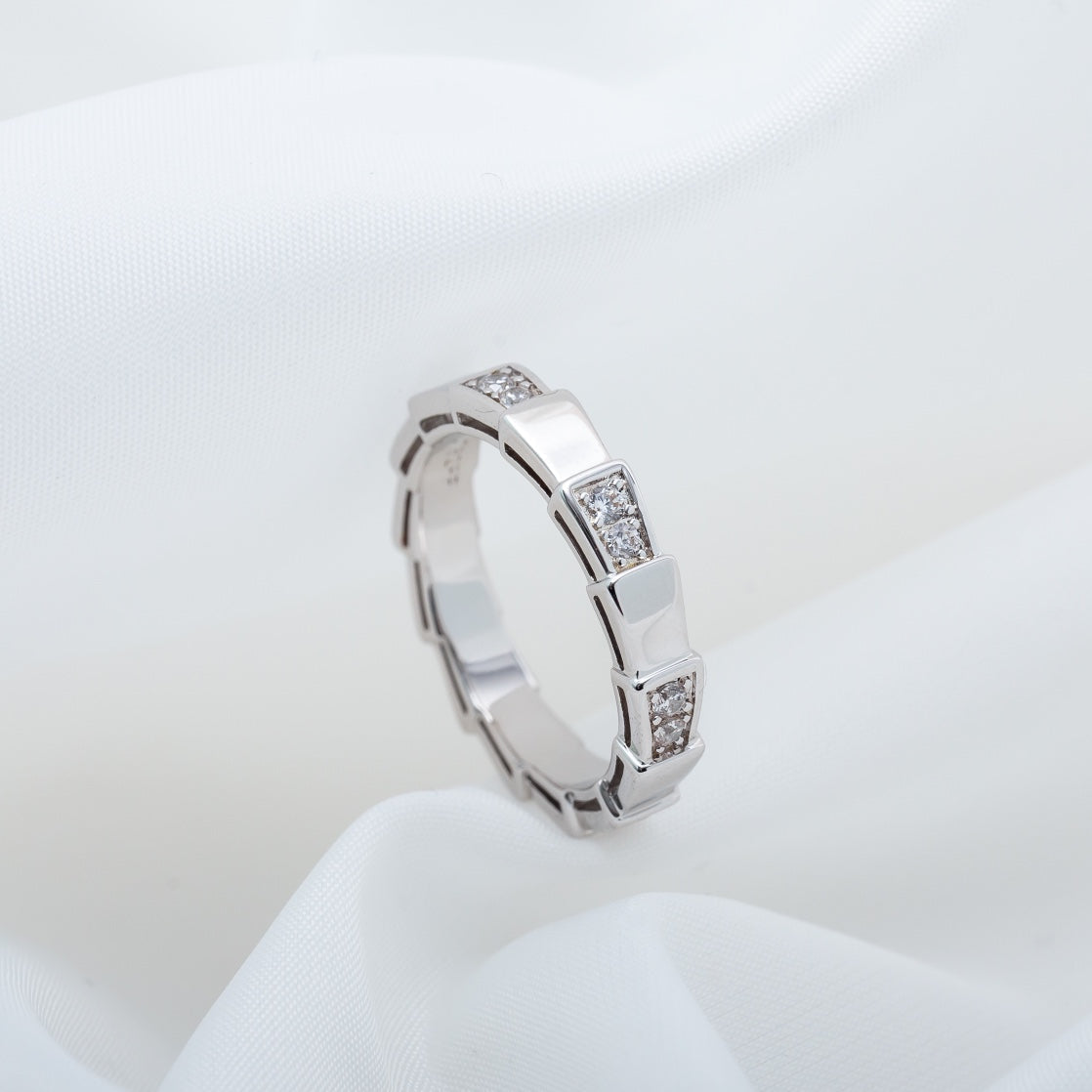 [✨ROSE✨]SERPENTI RING SILVER  3MM