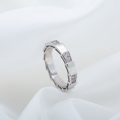 [✨ROSE✨]SERPENTI RING SILVER  3MM