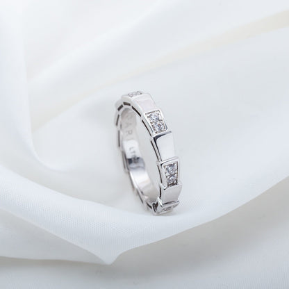 [✨ROSE✨]SERPENTI RING SILVER  3MM