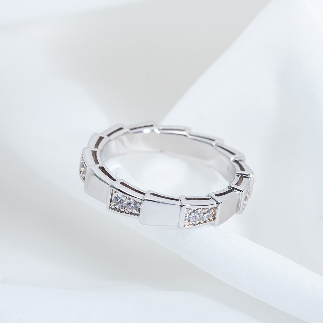 [✨ROSE✨]SERPENTI RING SILVER  3MM
