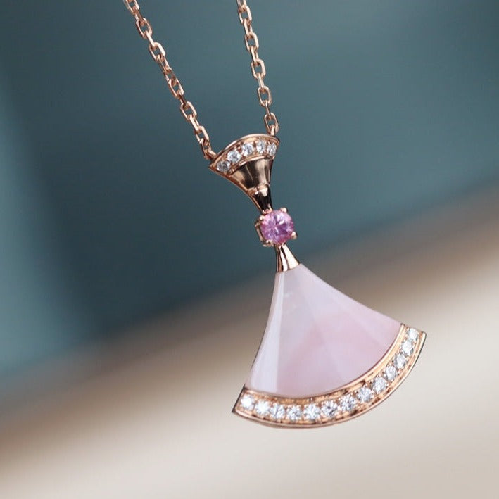 [✨ROSE✨]DREAM NECKLACE PINK MOP DIAMOND