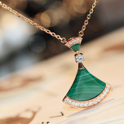 [✨ROSE✨]DREAM NECKLACE MALACHITE DIAMOND